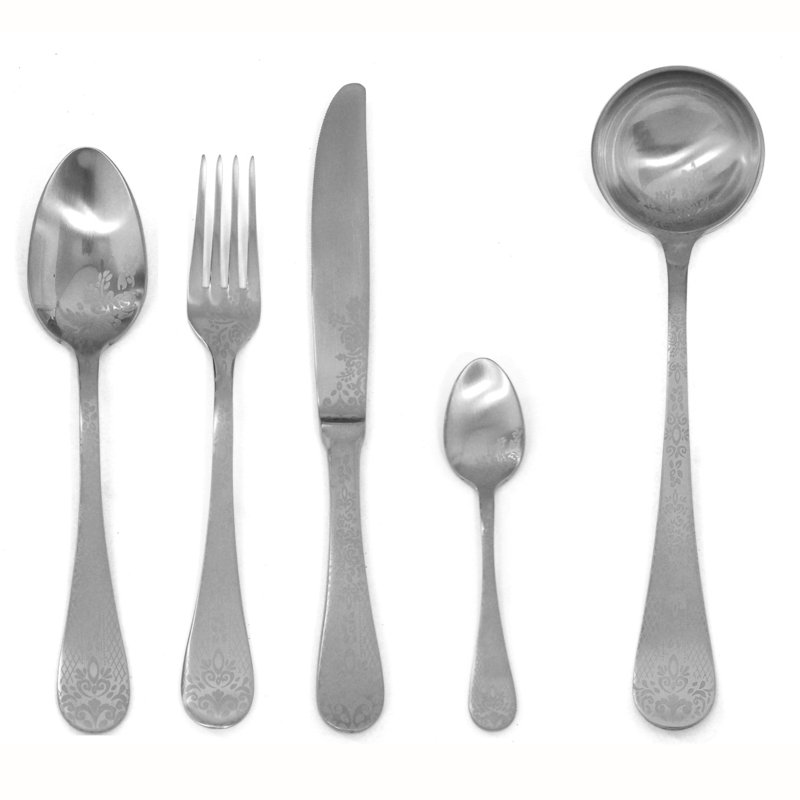 Diana Flatware Set - 49 Pieces - Ice, Ice