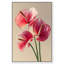 Crimson Silk Veins I Floral & Botanical Canvas Print by Oliver Gal, Black Frame, 10 x 15-2073649461-2073649465