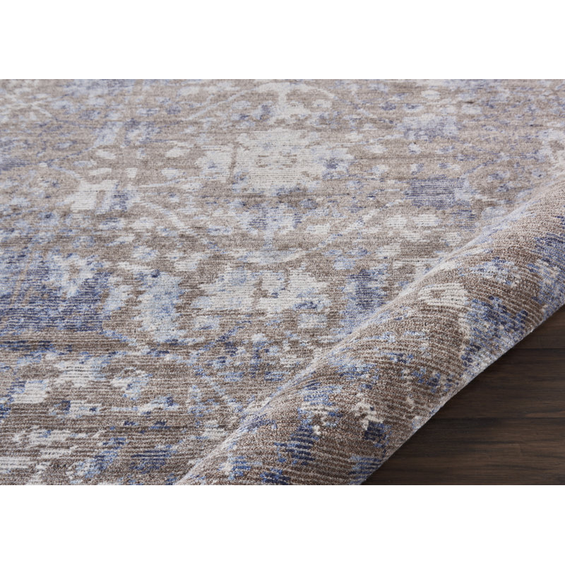 Dehl Rayon Abstract Indoor Rug, Runner 2'3" x 8'