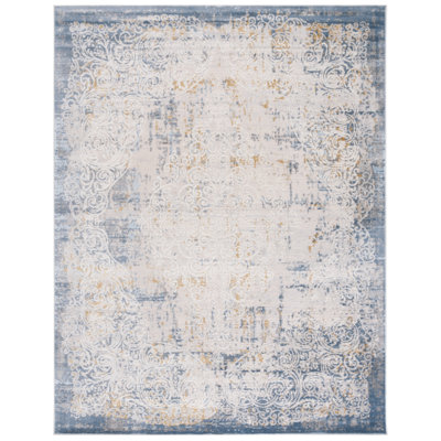 Tapis beige / bleu Palma 322