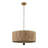 5-light Rattan Shade Pendant Light