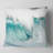 Massive Blue Waves Breaking Beach - Sea & Shore Printed Pillow-29342421-29342417