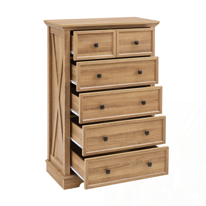 6 Drawers Cabinet Tall Chest