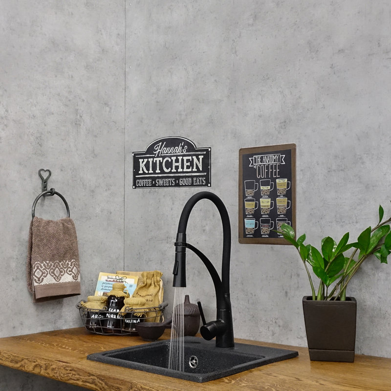 Belfry Kitchen Kitchen Faucet, Black