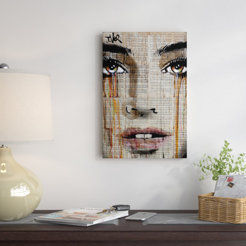 Modern & Contemporary, 26" H x 18" W x 1.5" D, Black Framed Canvas, No Mat