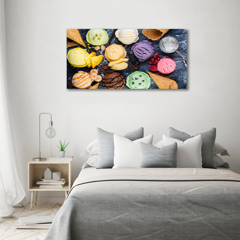 Colourful Ice Cream - Wrapped Canvas Print
