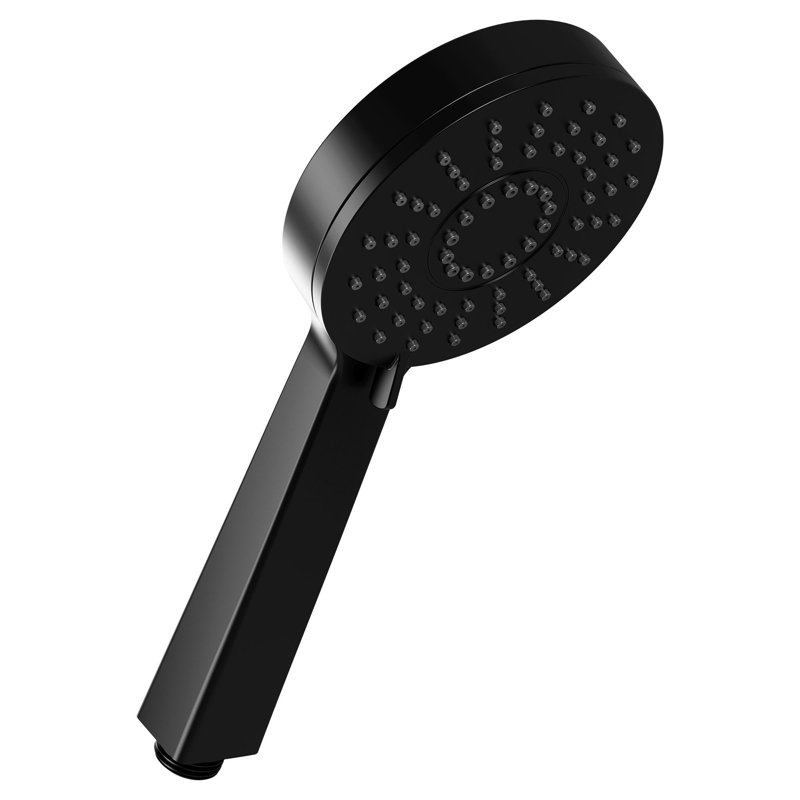 Pomme de douche multi-fonctions réglable Universal, Noir mat