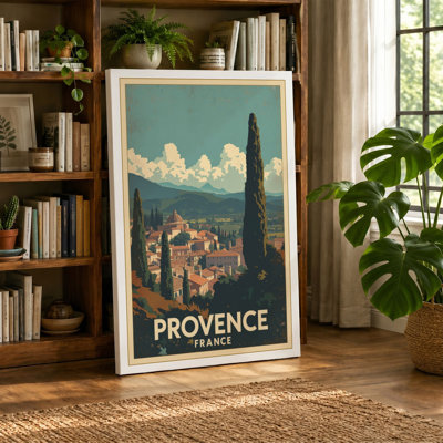 Postcard from Provence Vintage - Wrapped Canvas