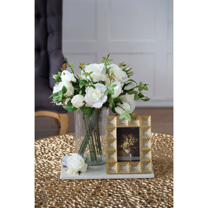 Maddox Antique Gold Embossed Picture Frame, 4" x 6"