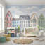 Papier peint pastel européen Watercolor Street-732061681-732061680