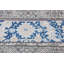 Tapis à motif rétro patchwork turc - vert antique noué à la main pour couloirs