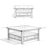 Warm Shaker 36"W Solid Wood Square Coffee Table with Two Drawers and Open Shelf-1134060255