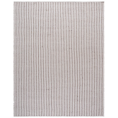 Hand-Woven Chevron Cotton Rug
