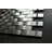 Iron 11.23 in. x 12.8 in. Brick Joint Matte Stainless Steel Mosaic Tile