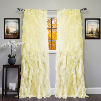 Fulda Semi Sheer Curtain Single Panel