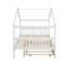 Lit double en bois avec lit gigogne-1158639694