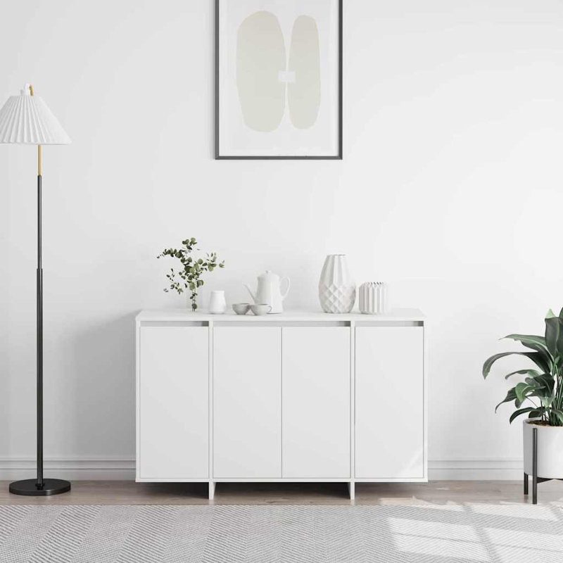 Sideboard 120 X 41 X 75 Cm Engineered Wood, White