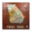 « georgia map », impression sur toile tendue-16420161