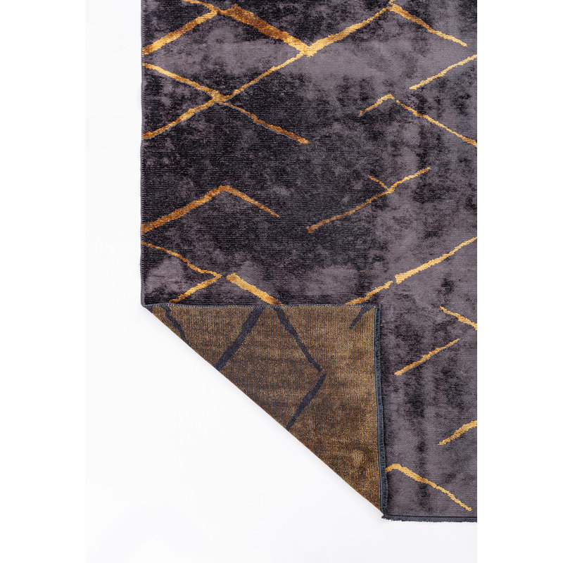 Renitha Abstract Hand Loom Indoor / Outdoor Area Rug, Rectangle 240 x 300cm