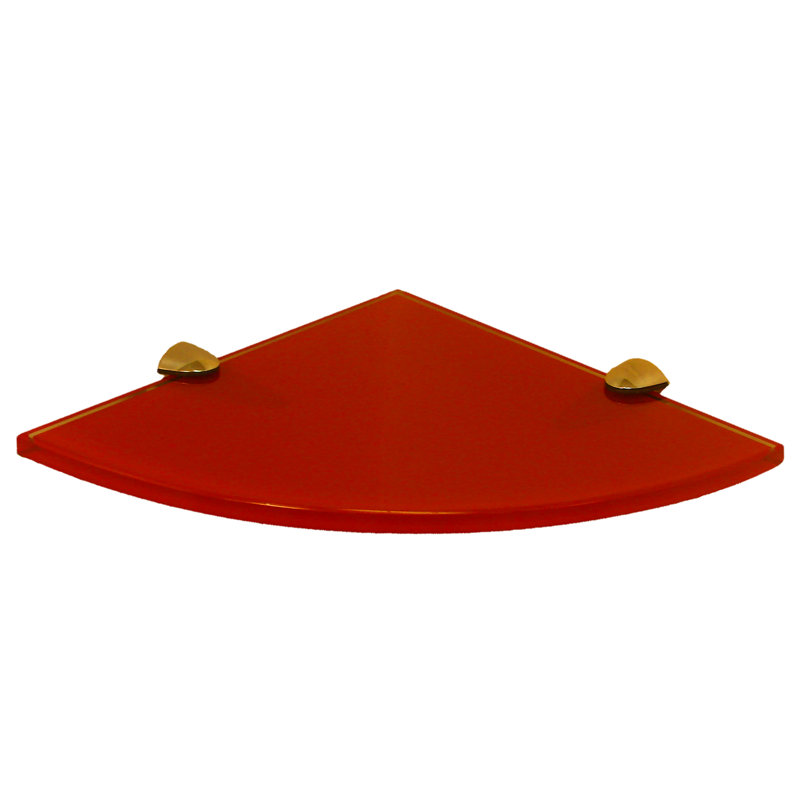 Tablette flottante en verre Ceallach, Vin rouge, H 0,38 po x l 10 po x P 10 po