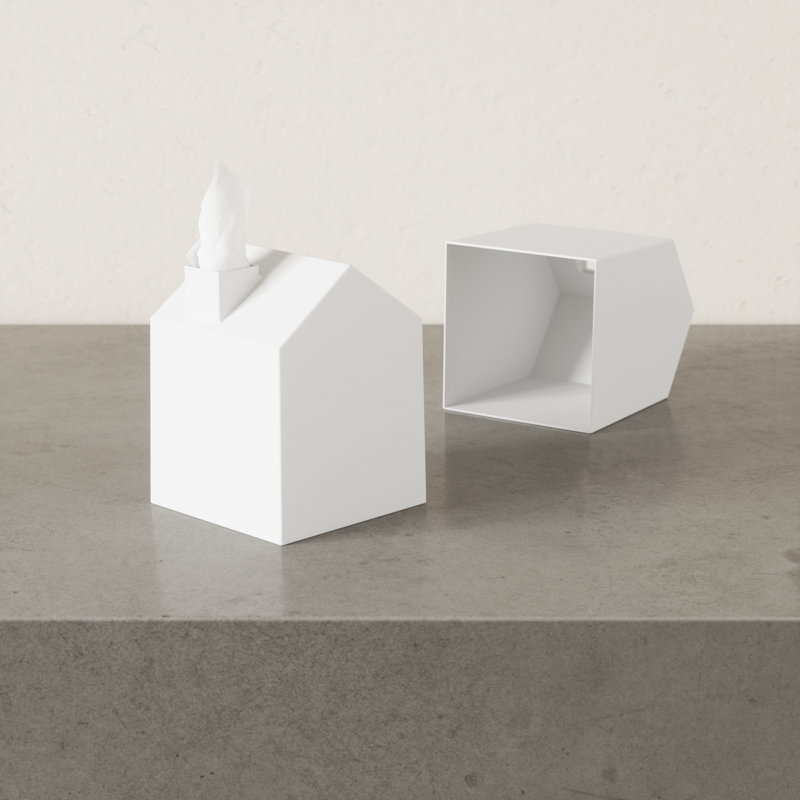 White House-Shaped Polypropylene Tissue Box Cover