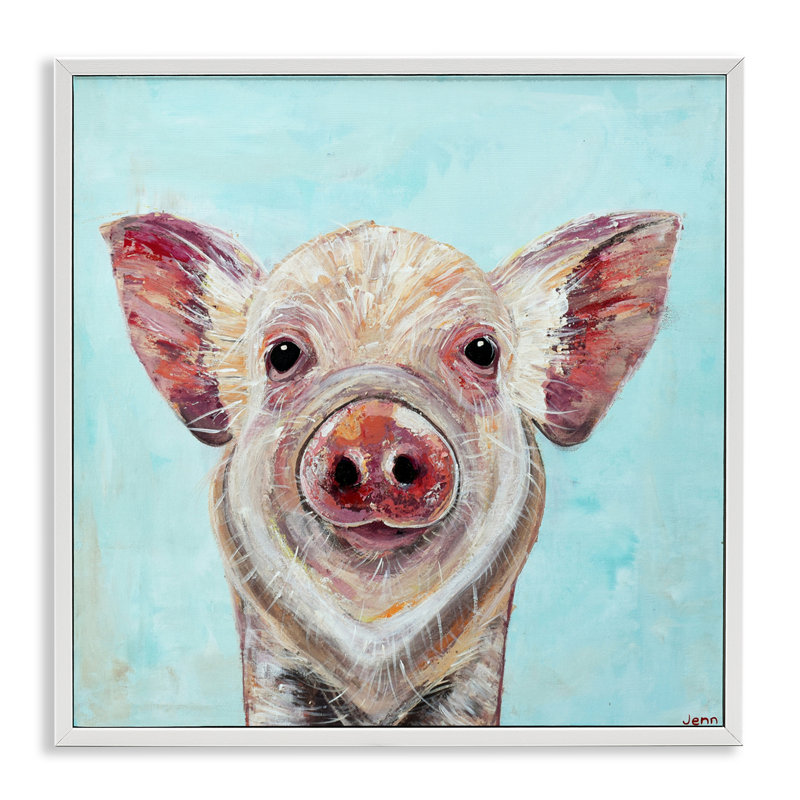 «Babe Screen Piglet», giclée encadrée, design par Jennifer Seeley, H 24 po x l 24 po