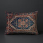 Bleu marine / bourgogne / damas beige