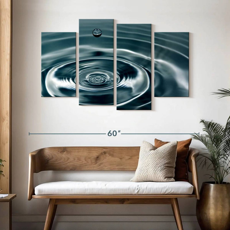 Goutte d'eau Alvord, H 32 po x l 52 po