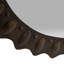 Greenly Round Iron Mirror