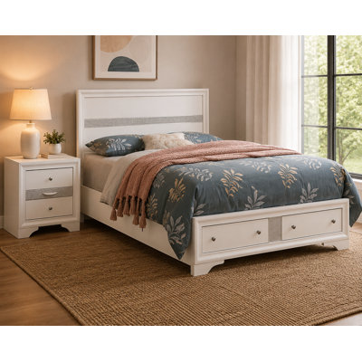 Torring Grey 2pc Bedroom Set With Full Storage Bed