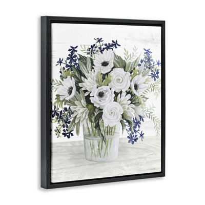 Vase anémone mixte