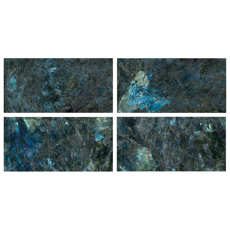 Jewel Onyx 24X48 Polished Porcelain Tile, Labrodorite