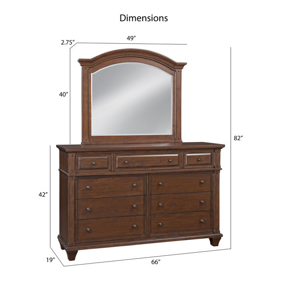 Sand & Stable Stratton 9-Drawer Dresser and Mirror & Reviews