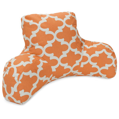 Coussin de dossier géométrique intérieur/extérieur en coton