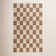 Madalene Checkered Hand-Loomed Jute Area Rug 