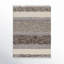 Catalina Striped Handmade Flatweave Wool Cream/Gray/Brown Area Rug-715751294