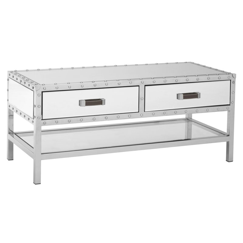 Keaton Sled Coffee Table with Storage