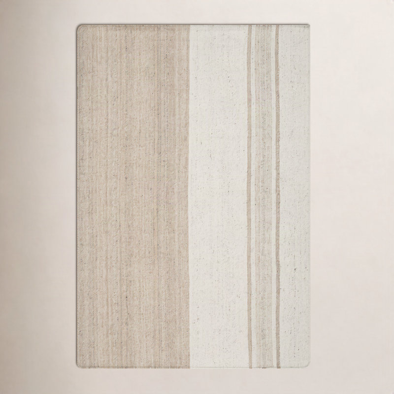 Maia Wool Striped Rug, Rectangle 8' x 10'