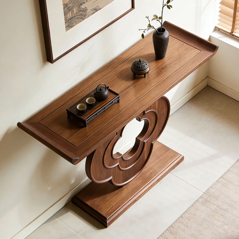 Console de style chinois, 39.4" H x 55.1" W x 15.7" D