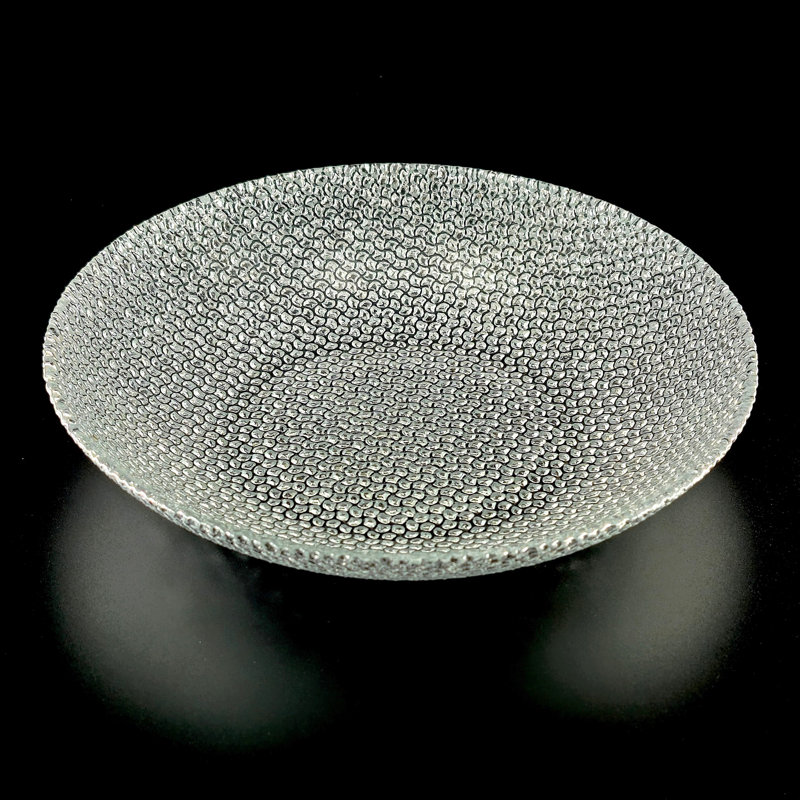 Ensemble de 4 assiettes à soupe en verre doré Ocer