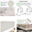 Lit plateforme tapissier 3D -373933526
