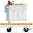 Llaneli Kitchen Island, Rolling Kitchen Cart with Storage Drawers-1228234394