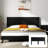 King Bed Wood Headboard - 80.2" Wide, Modern Decorative, Wall Mounted Fluted Panel Wingback Style, Headboard, Black Oak Coloration, Elegant Real Impression, Contemporary 3D Detailing, Comfortable And-964599042-964599044