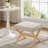 Genavecia 18.5'' Tall Wood Vanity Stool