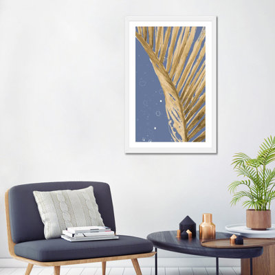 "Gold Wet Palm" par Patricia Pinto, reproduction d’art
