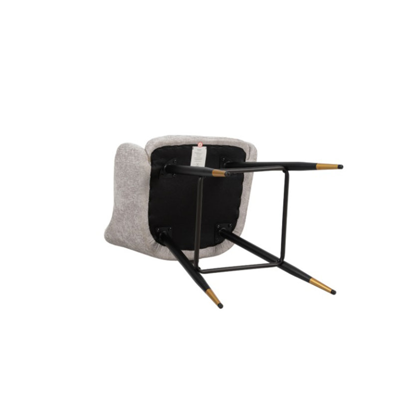 Zurich Mustard Bar Stool, Grey