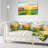 Sunset Meadow Landscape - Landscape Printed Throw Pillow