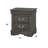 Dark Grey 2-Drawer Nightstand-1167945698