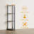 4-Tier 43.5" Corner Bookshelf, Open Shelves for Display and Storage-393970481