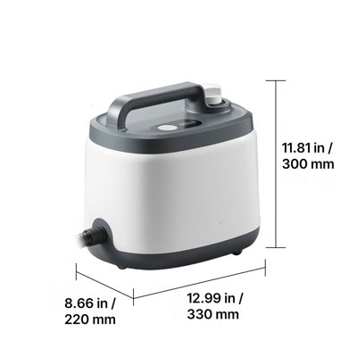 Steam Cleaner, 51 oz Tank, Steamer for Cleaning with 19 Accessories, Extended Power Cord and Hose, Portable Handle, Fast Heating, Powerful Canister Steam Cleaner for Home, Car Detailing, Floors